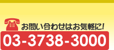 c@sY ⍇͂CyɁIdbԍF03-3738-3000